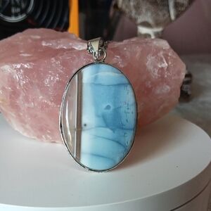Owyhee Opal Pendant Necklace .925
